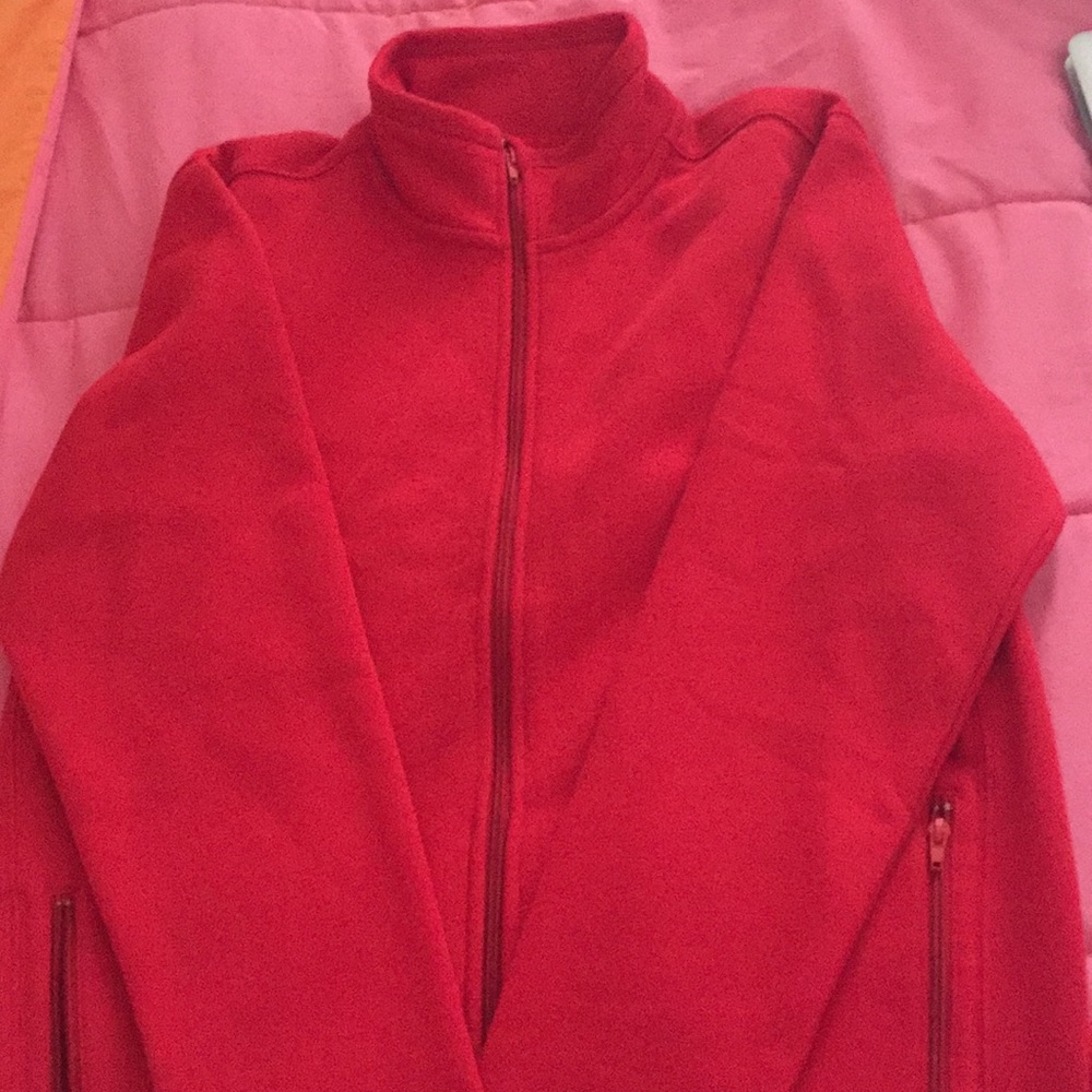 Vintage Green Dog zip up sweater